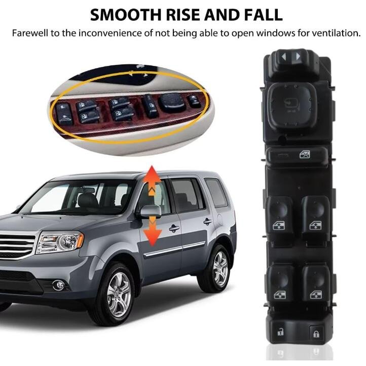 15883320 Front Driver Left Side Power Window Switch Black Fit for 2007 Sierra 1500 Classic HM